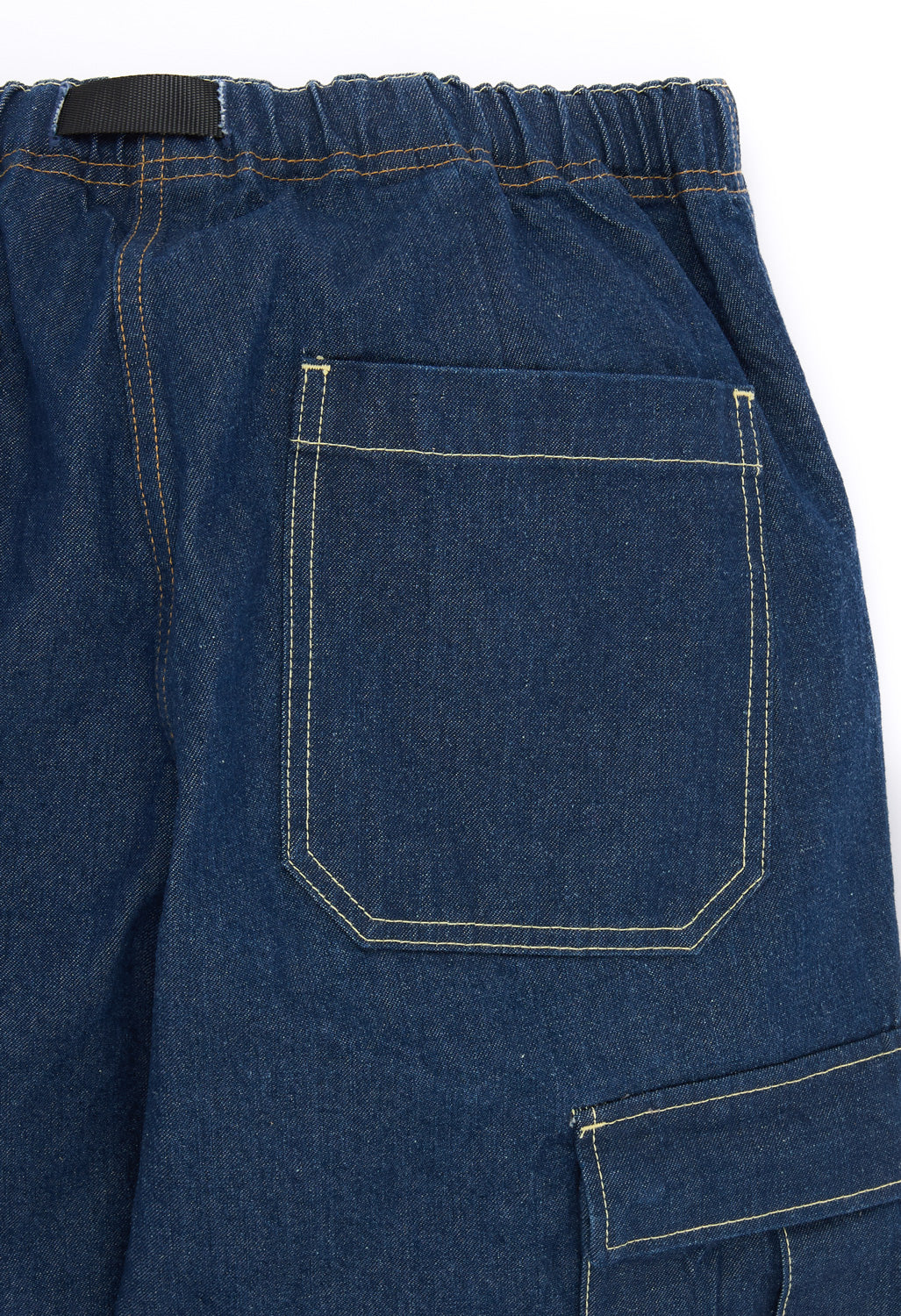 Gramicci Men's Denim Cargo Pants - Rinsed Indigo
