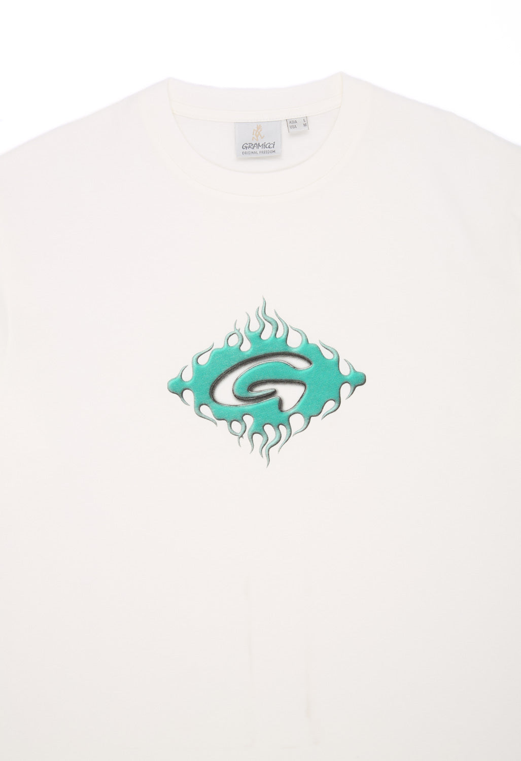 Gramicci Flames Tee - White