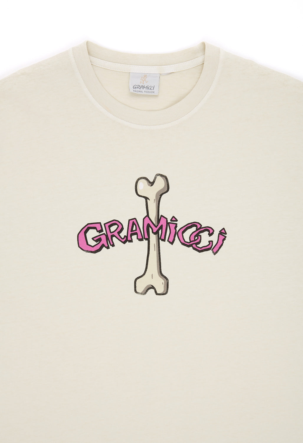 Gramicci Bone Tee Pigment Dyed - Natural Pigment
