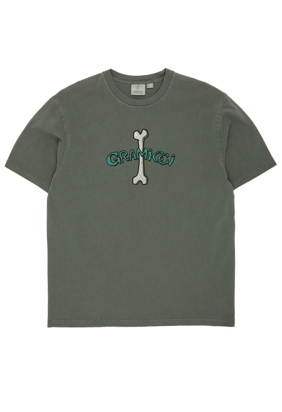 Gramicci Bone Tee Pigment Dyed - Sage Pigment