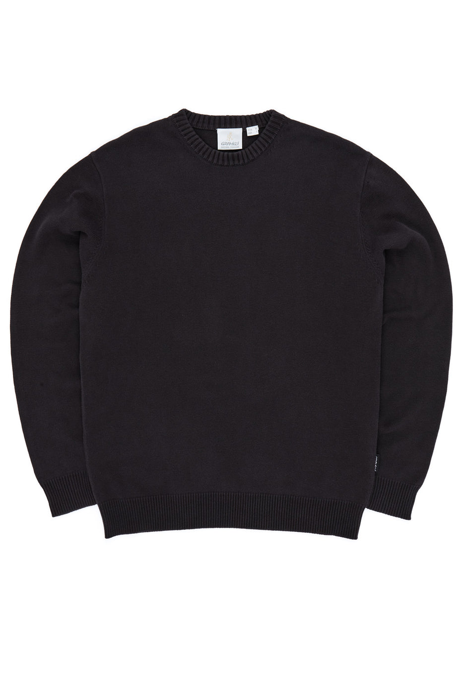 Gramicci Men's Cotton Knit Crew - Charcoal