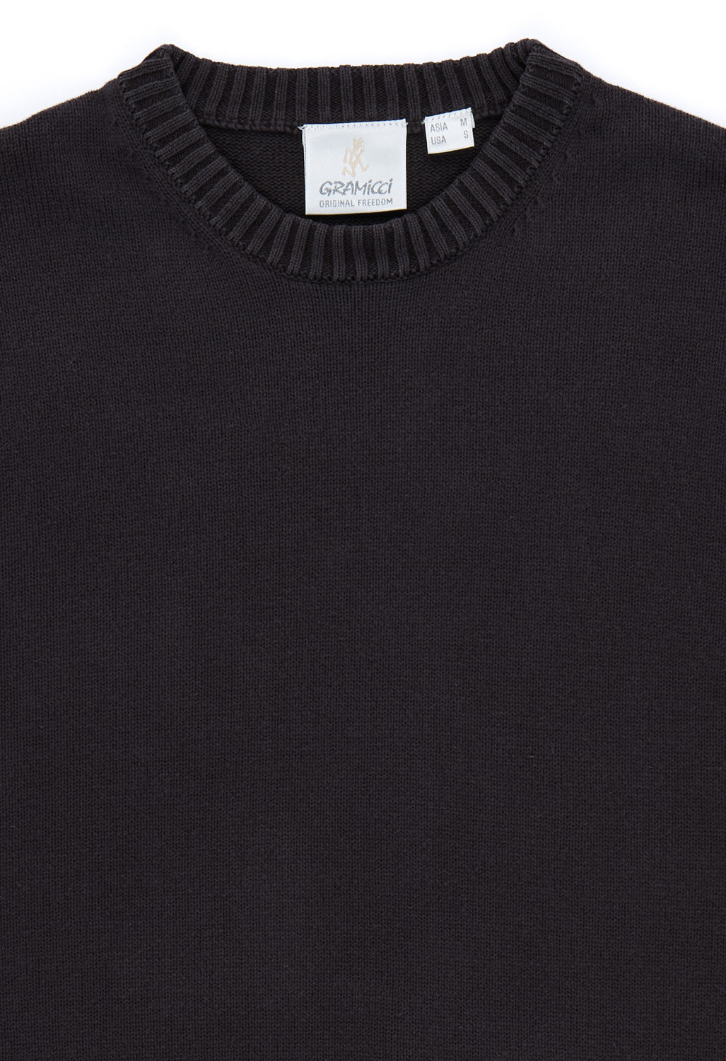 Gramicci Men's Cotton Knit Crew - Charcoal