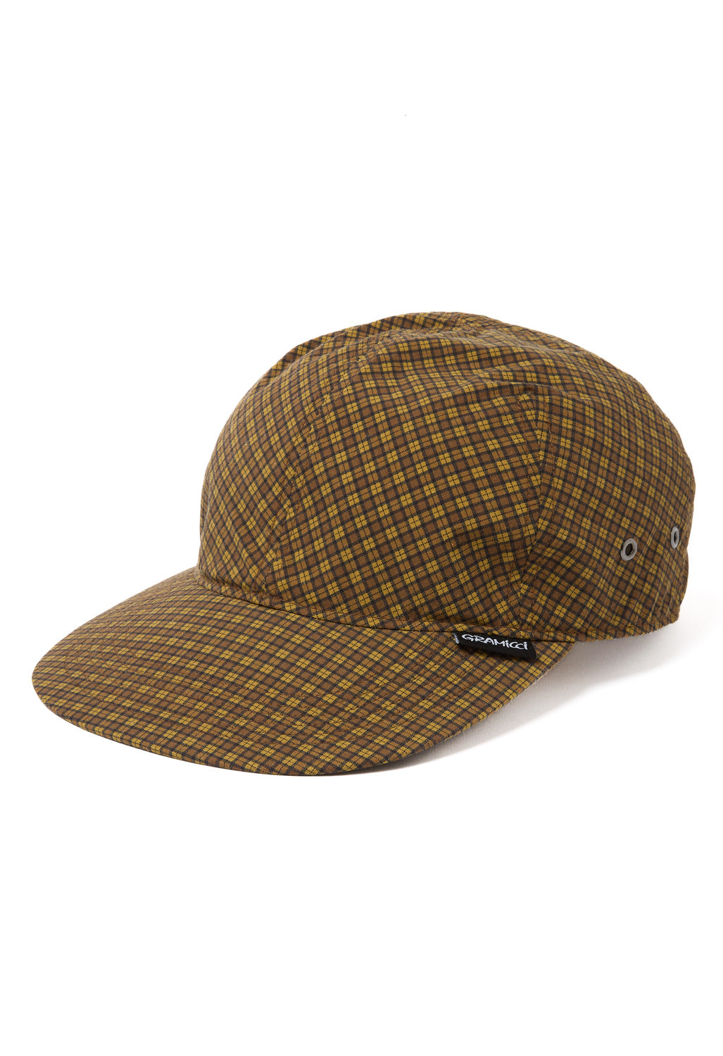 Gramicci Mini Check Nylon Cap - Brown Check