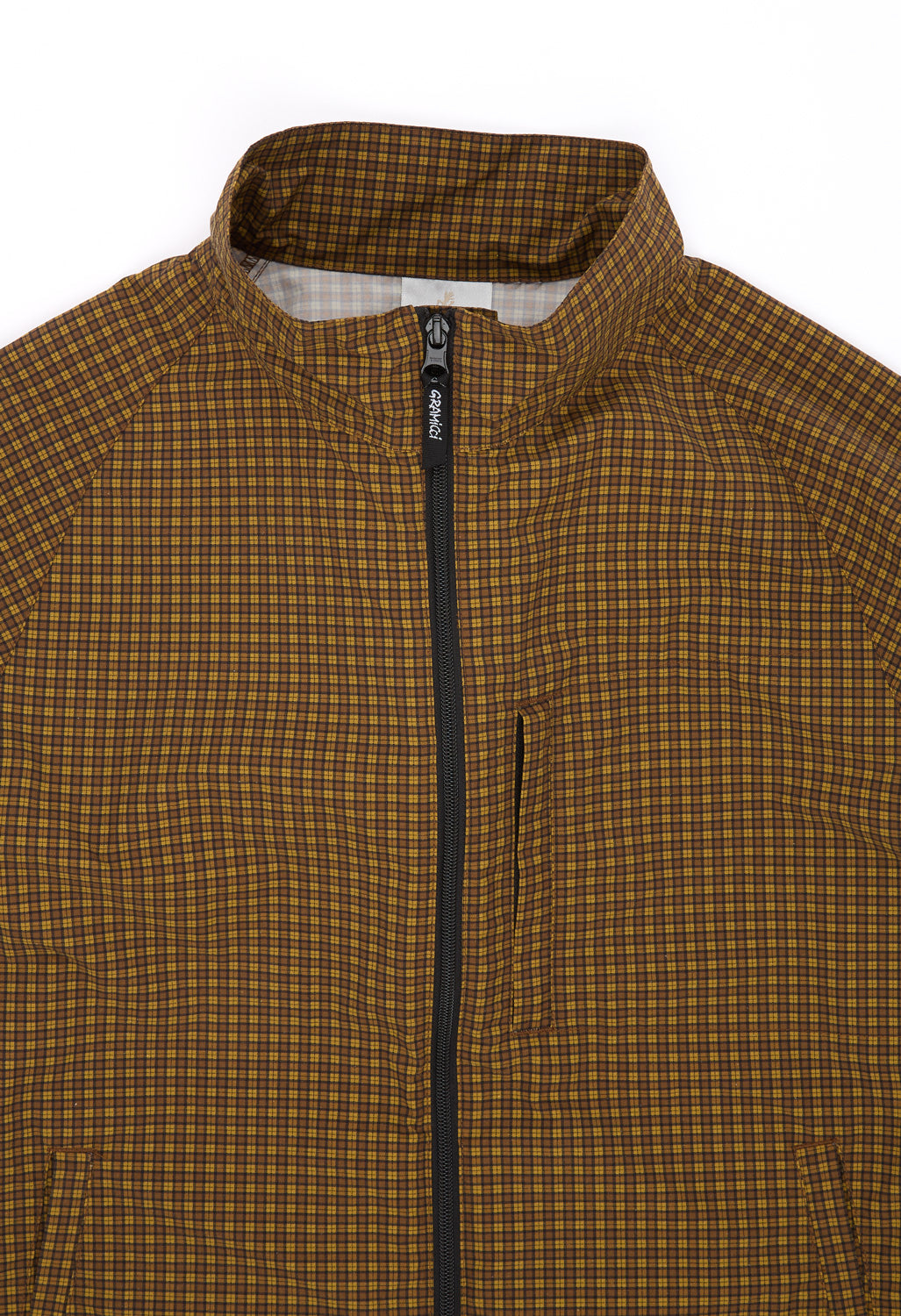 Gramicci Men's Mini Check Nylon Jacket - Brown Check