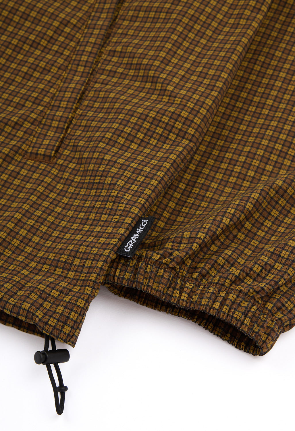 Gramicci Men's Mini Check Nylon Jacket - Brown Check