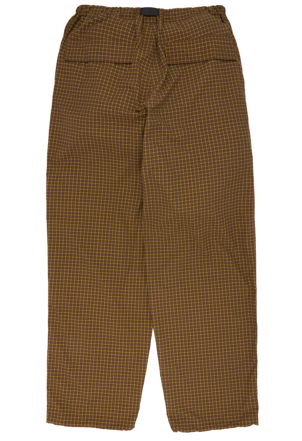 Gramicci Men's Mini Check Nylon Pants - Brown Check