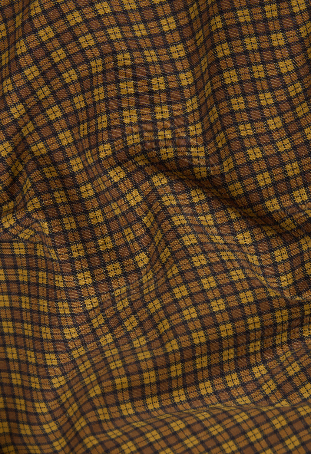 Gramicci Men's Mini Check Nylon Pants - Brown Check