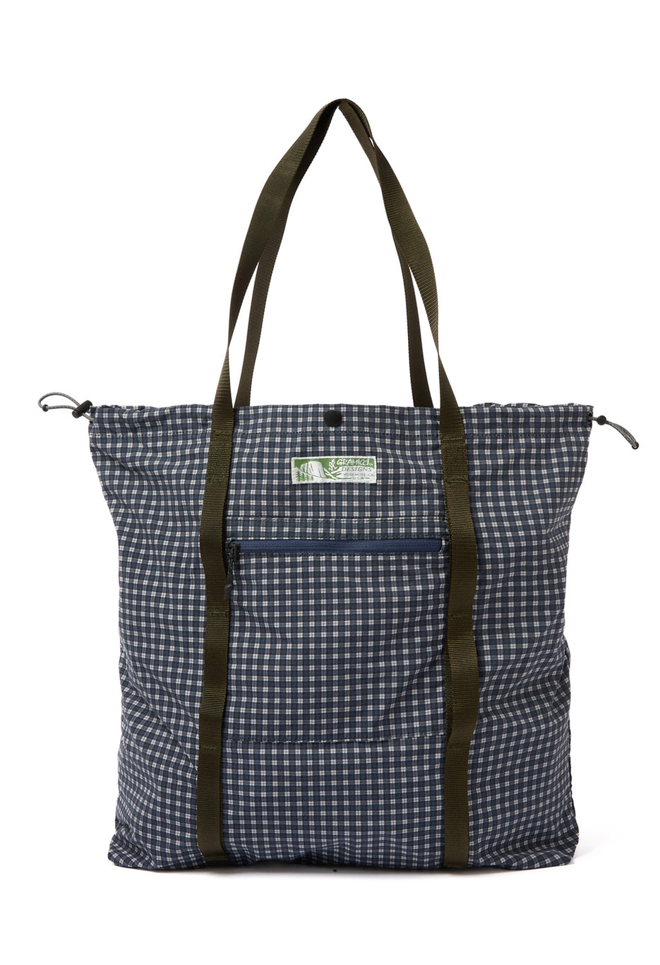 Gramicci Utility Tote Bag - Navy Check