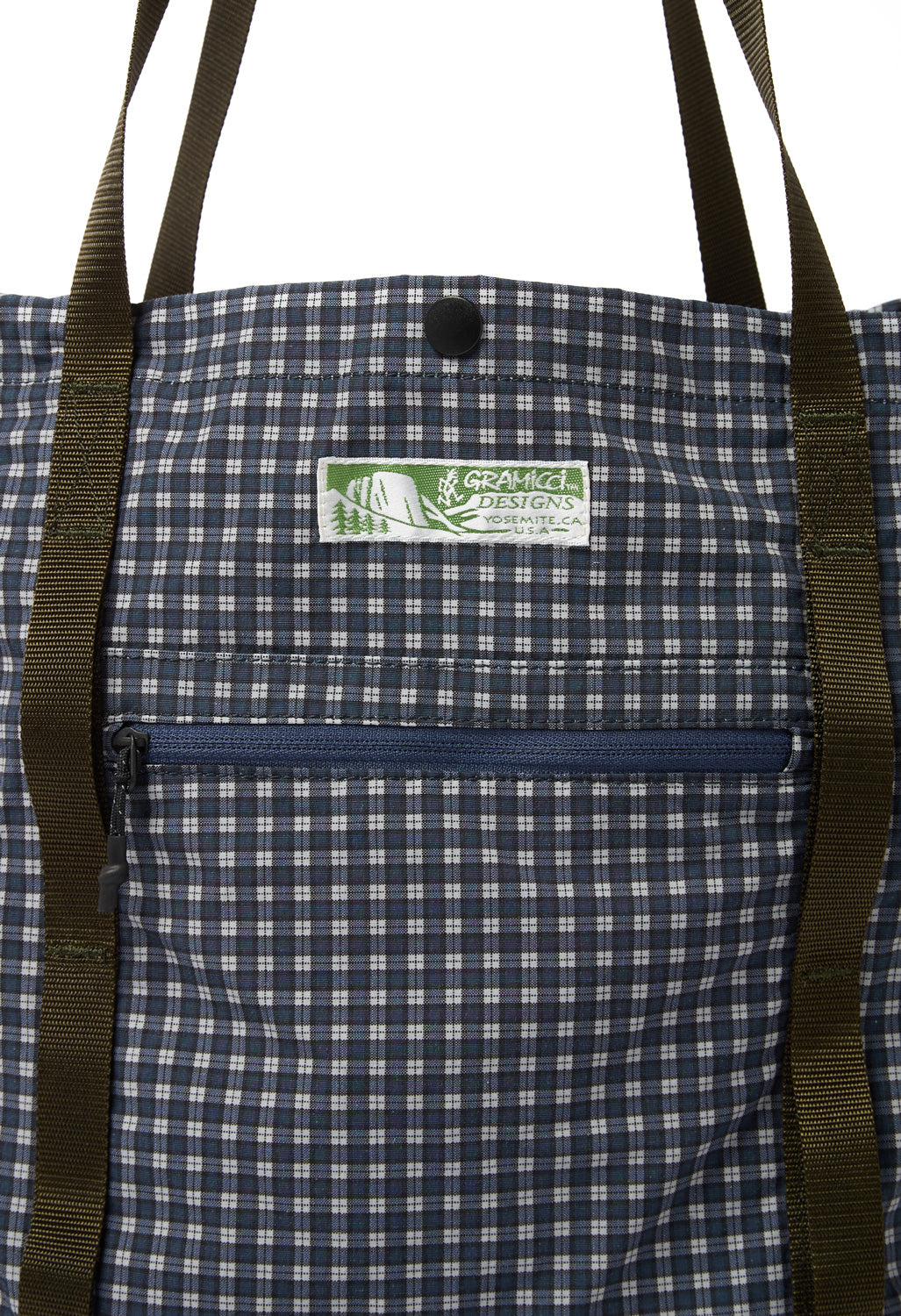 Gramicci Utility Tote Bag - Navy Check