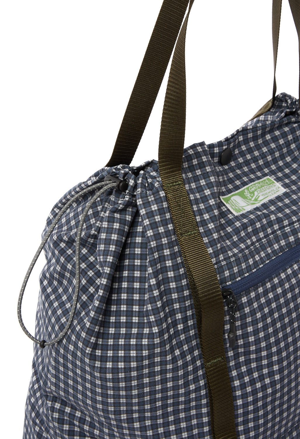 Gramicci Utility Tote Bag - Navy Check