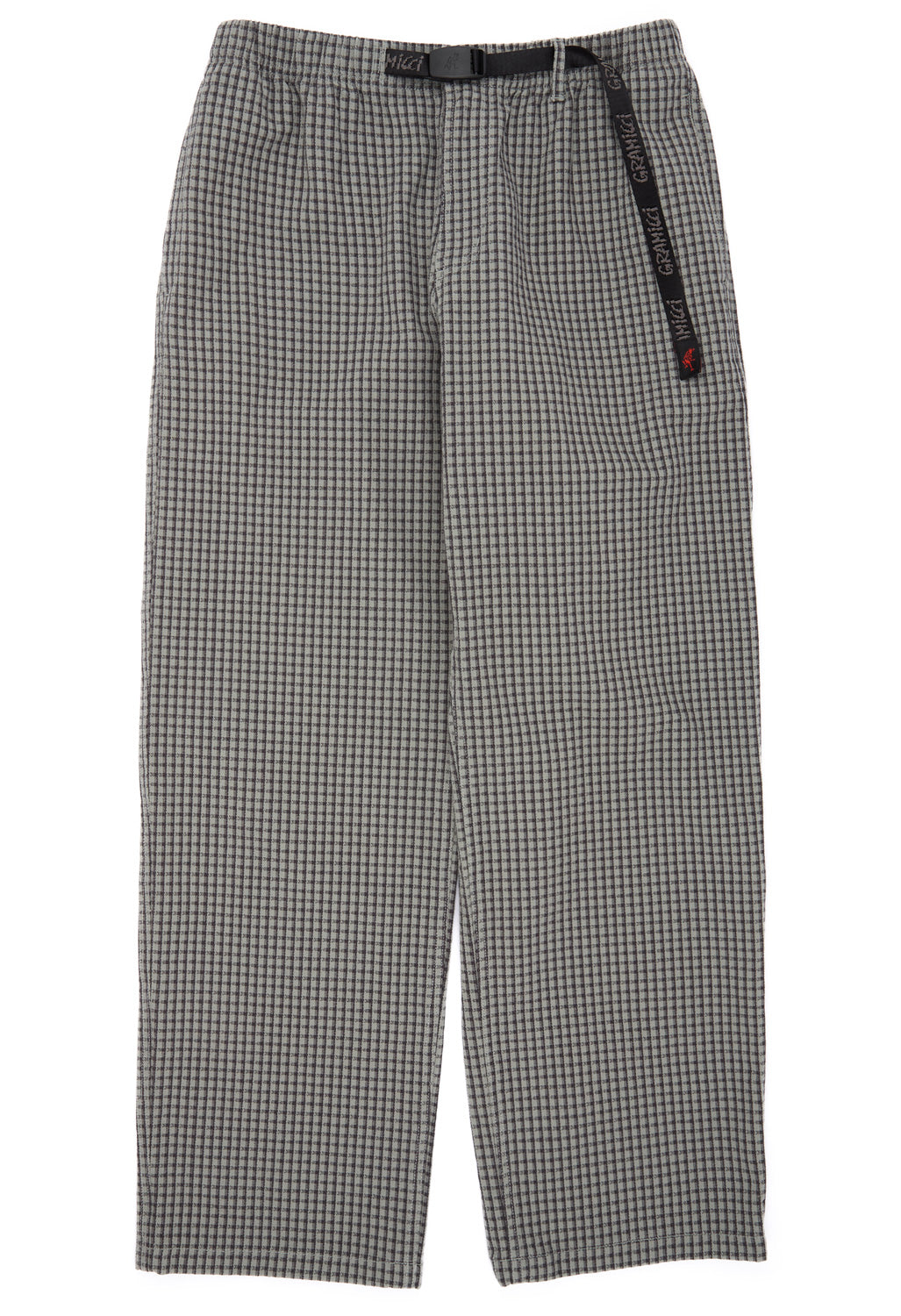 Gramicci Men's Dobby Plaid G Pants Straight Fit - Stone