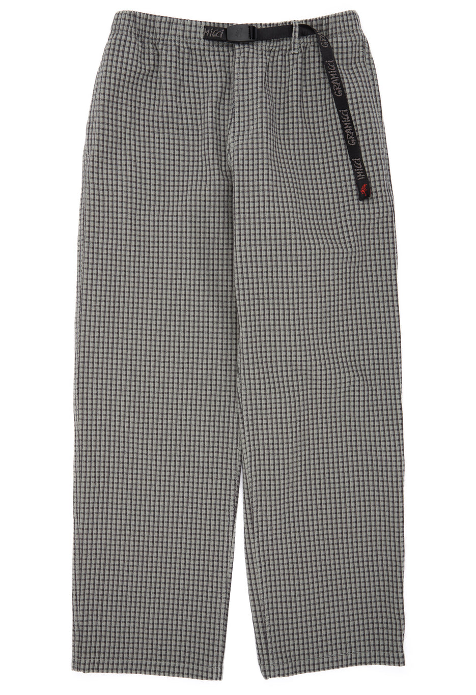 Gramicci Men's Dobby Plaid G Pants Straight Fit - Stone