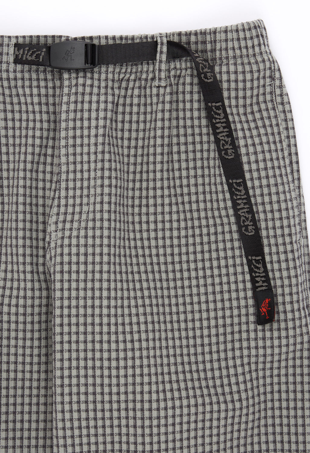 Gramicci Men's Dobby Plaid G Pants Straight Fit - Stone
