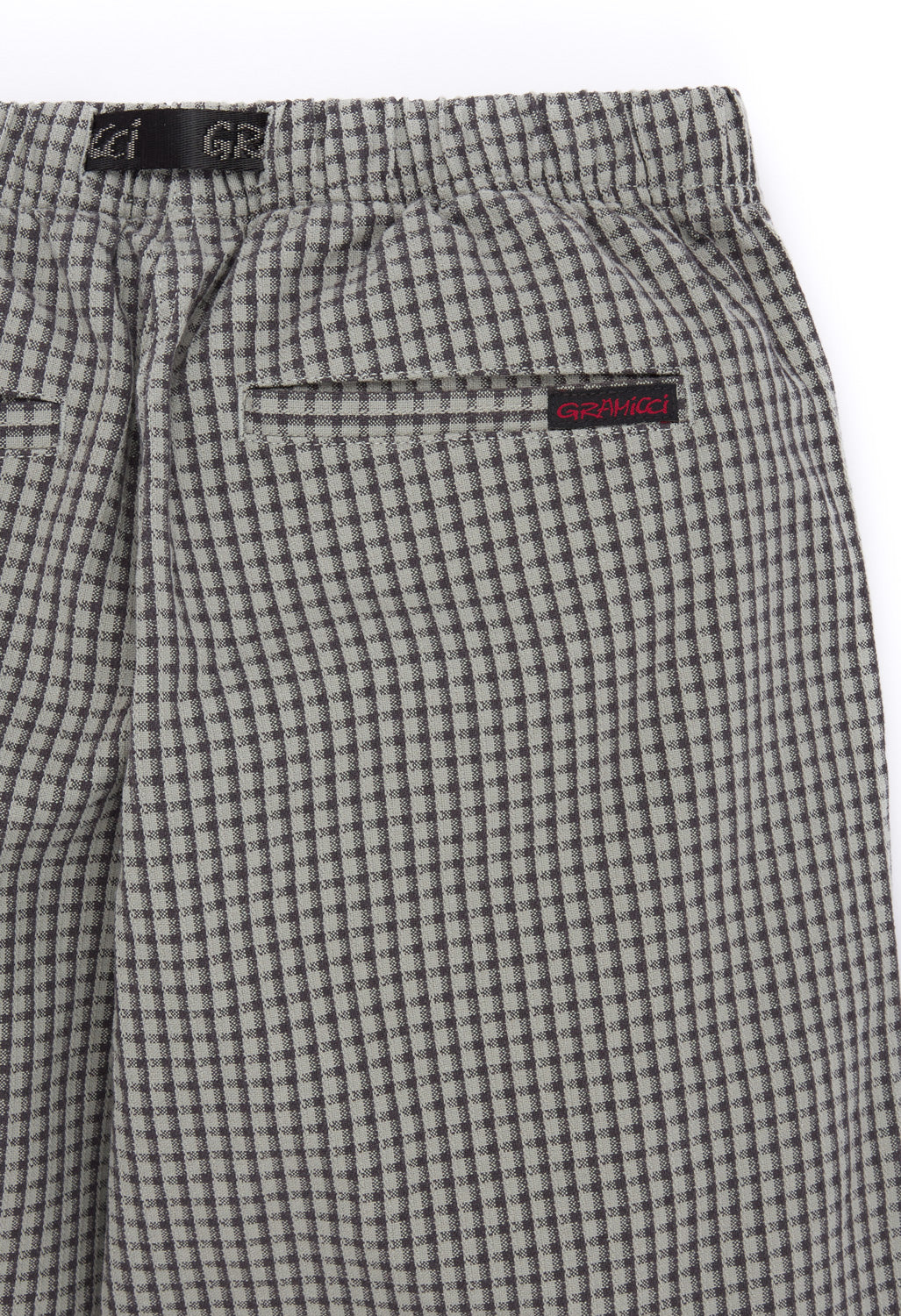 Gramicci Men's Dobby Plaid G Pants Straight Fit - Stone