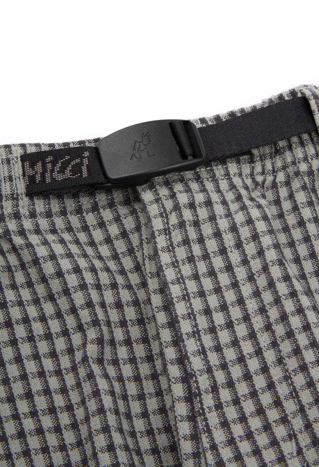 Gramicci Men's Dobby Plaid G Pants Straight Fit - Stone