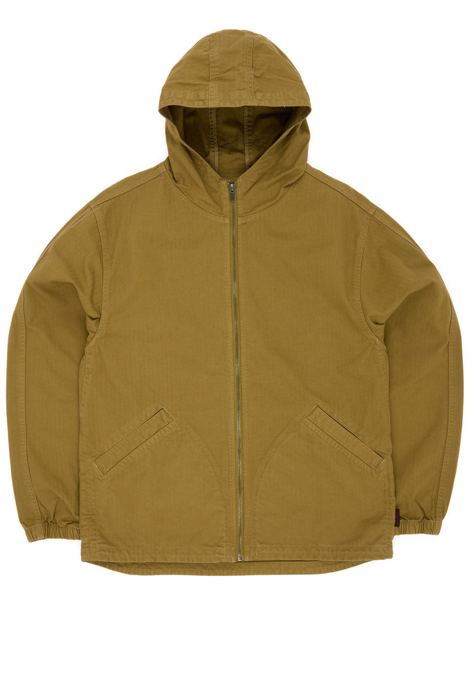 Gramicci Men's Herringbone Hooded Jacket - Olive Drab