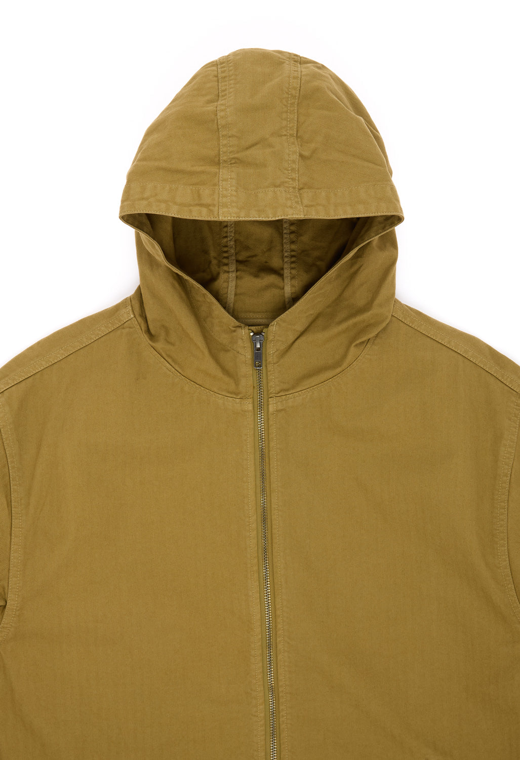 Gramicci Men's Herringbone Hooded Jacket - Olive Drab