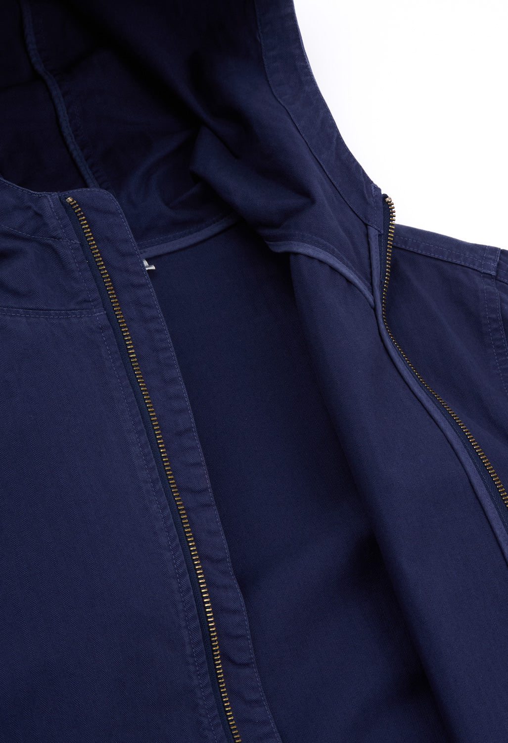 Gramicci Men's Herringbone Hooded Jacket - Navy