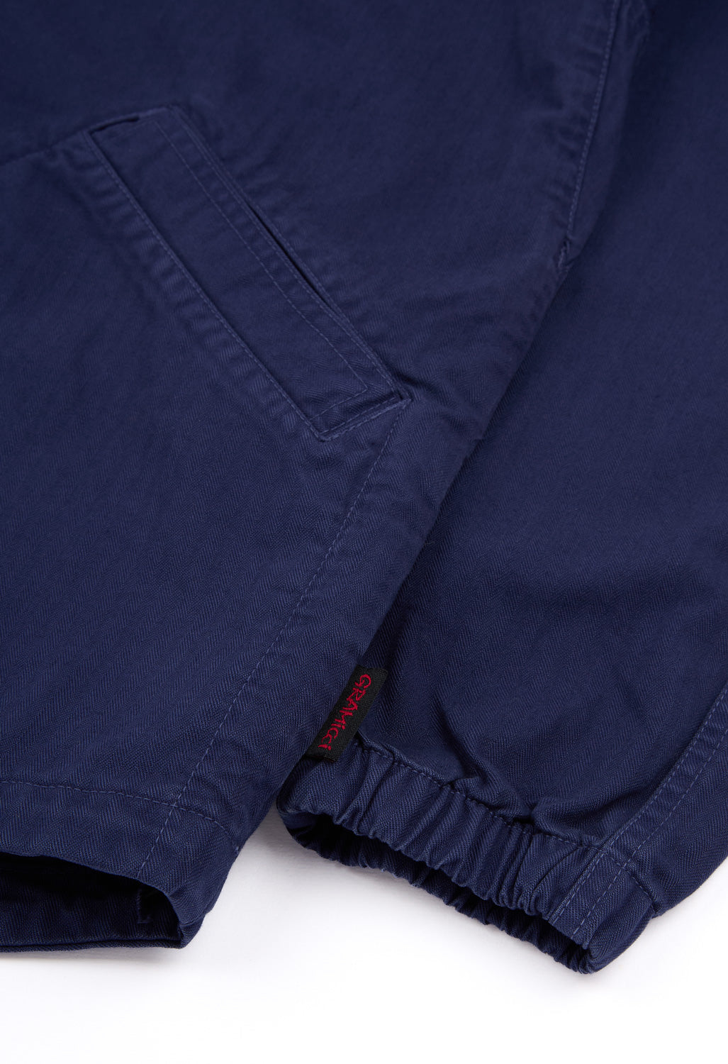 Gramicci Men's Herringbone Hooded Jacket - Navy
