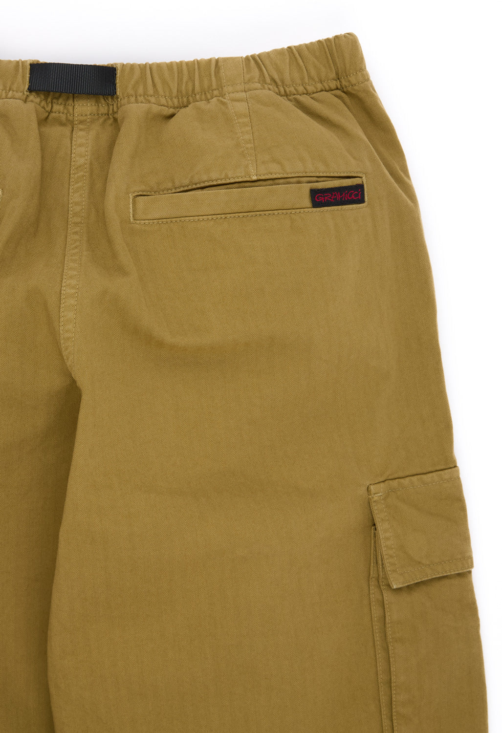 Gramicci Men's Herringbone Cargo Pants - Olive Drab