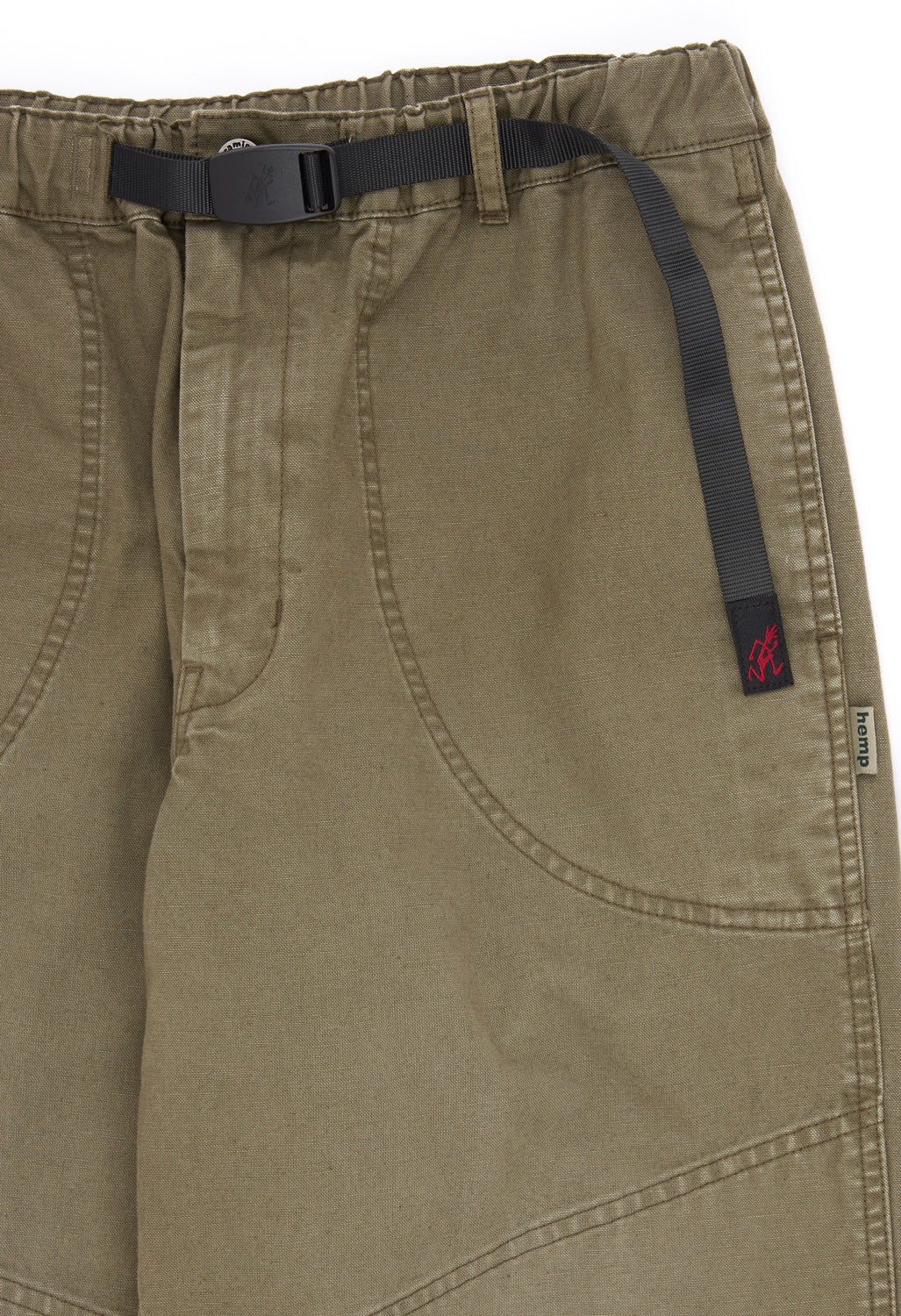 Gramicci Men's Hemp Canvas Double Knee Pants - Burnt Olive Pigment