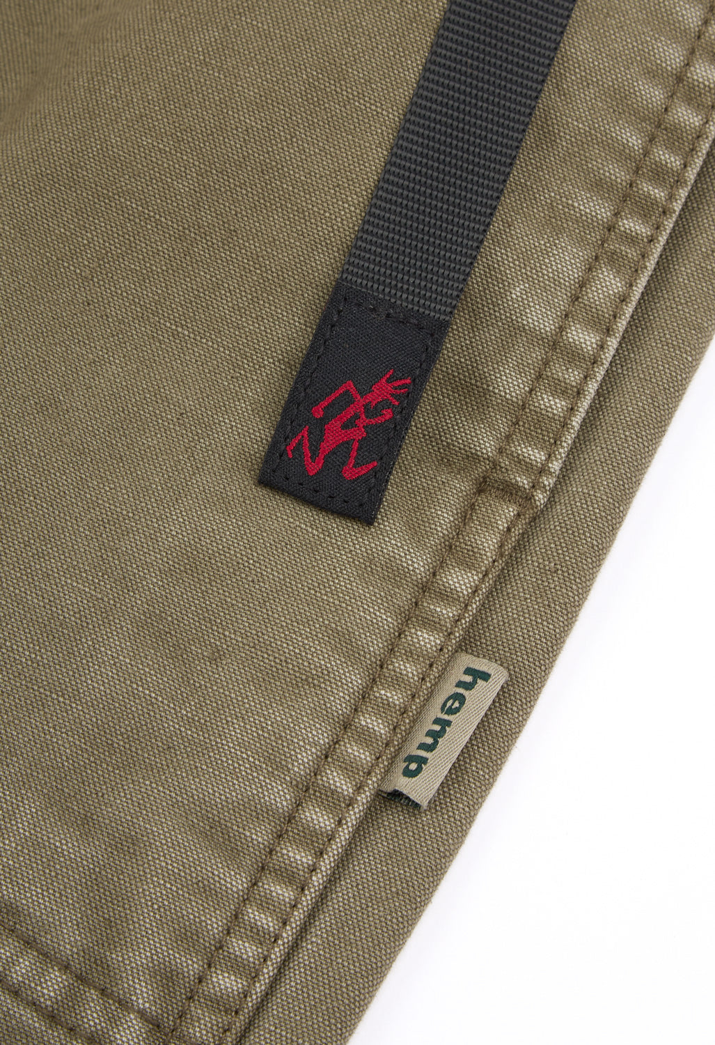Gramicci Men's Hemp Canvas Double Knee Pants - Burnt Olive Pigment