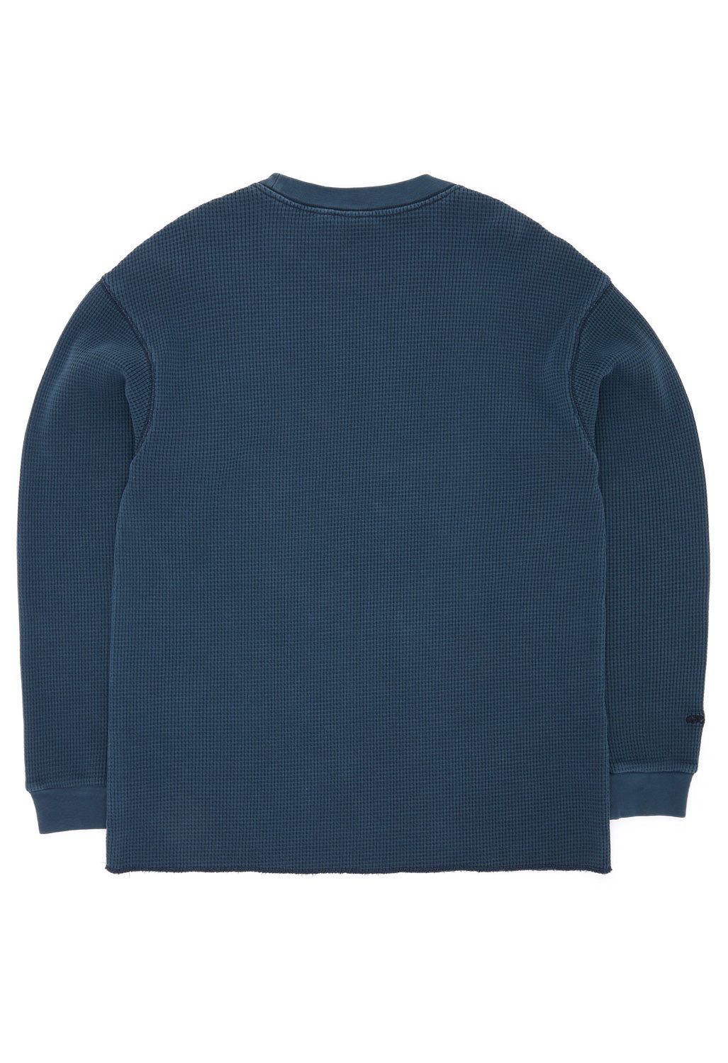 Gramicci Men's Waffle Crew - Dark Navy Pigment