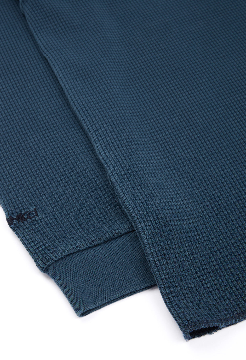 Gramicci Men's Waffle Crew - Dark Navy Pigment