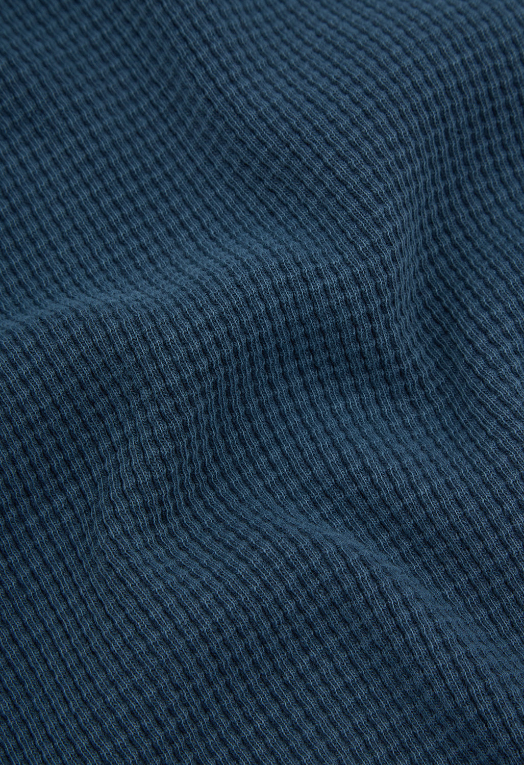 Gramicci Men's Waffle Crew - Dark Navy Pigment