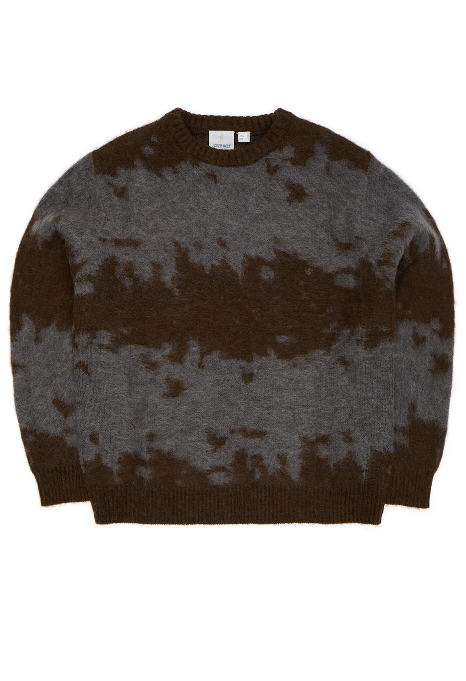 Gramicci Men's Mohair Splatter Sweater - Slate Splatter