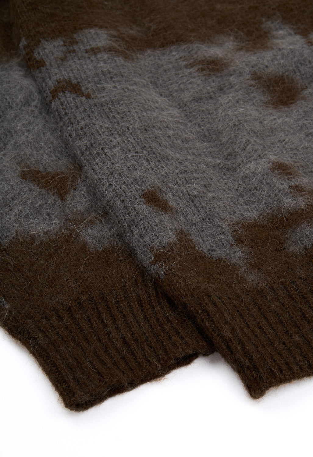 Gramicci Men's Mohair Splatter Sweater - Slate Splatter