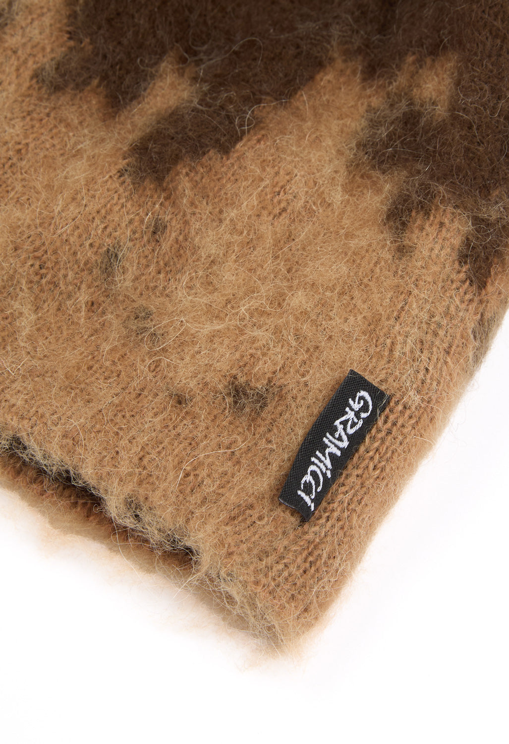 Gramicci Mohair Splatter Beanie - Taupe Splatter