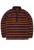 Gramicci Men's Thermal Fleece Pullover - Multi-Stripe