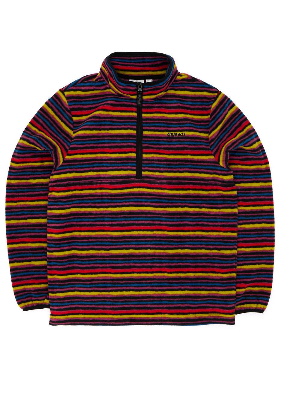 Gramicci Men's Thermal Fleece Pullover - Multi-Stripe