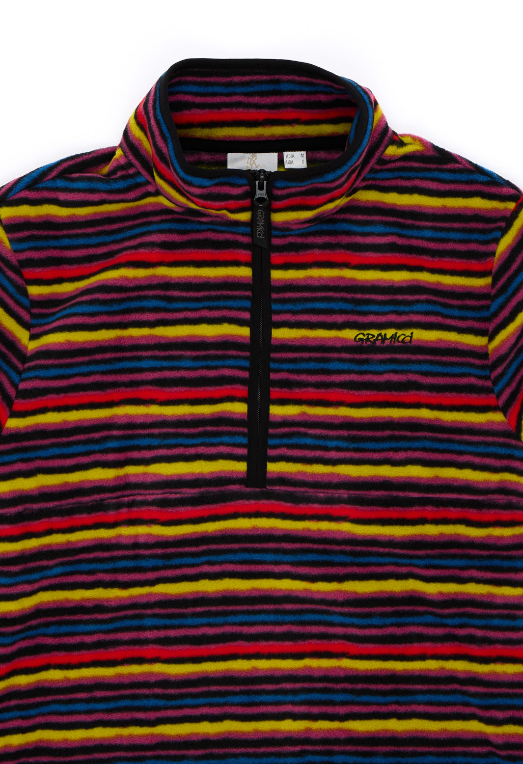 Gramicci Men's Thermal Fleece Pullover - Multi-Stripe