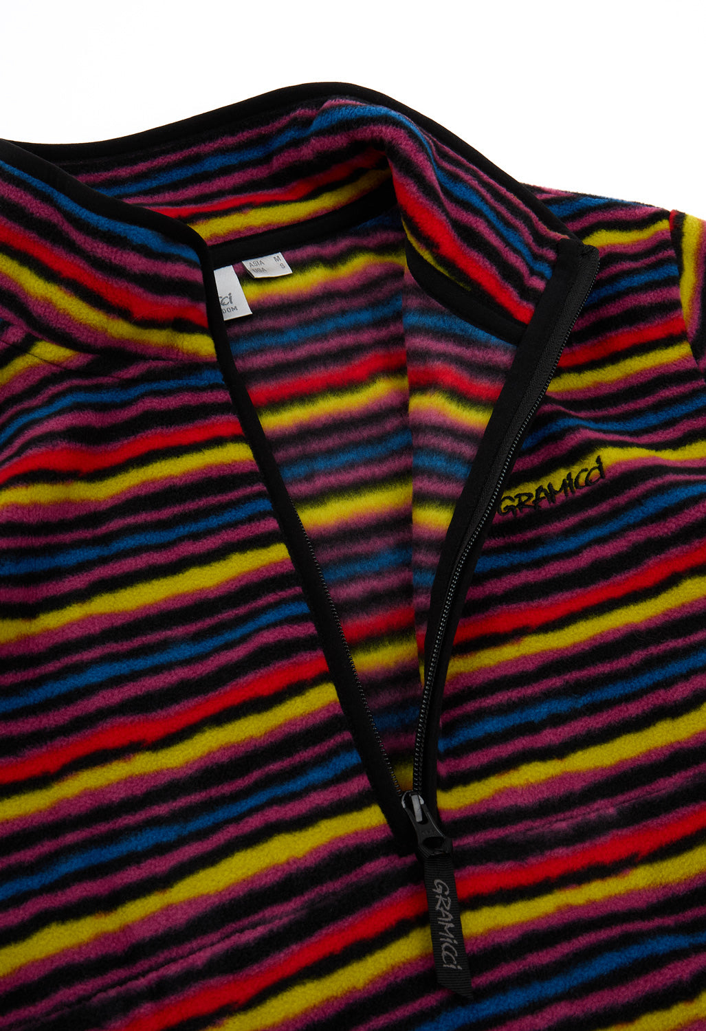 Gramicci Men's Thermal Fleece Pullover - Multi-Stripe
