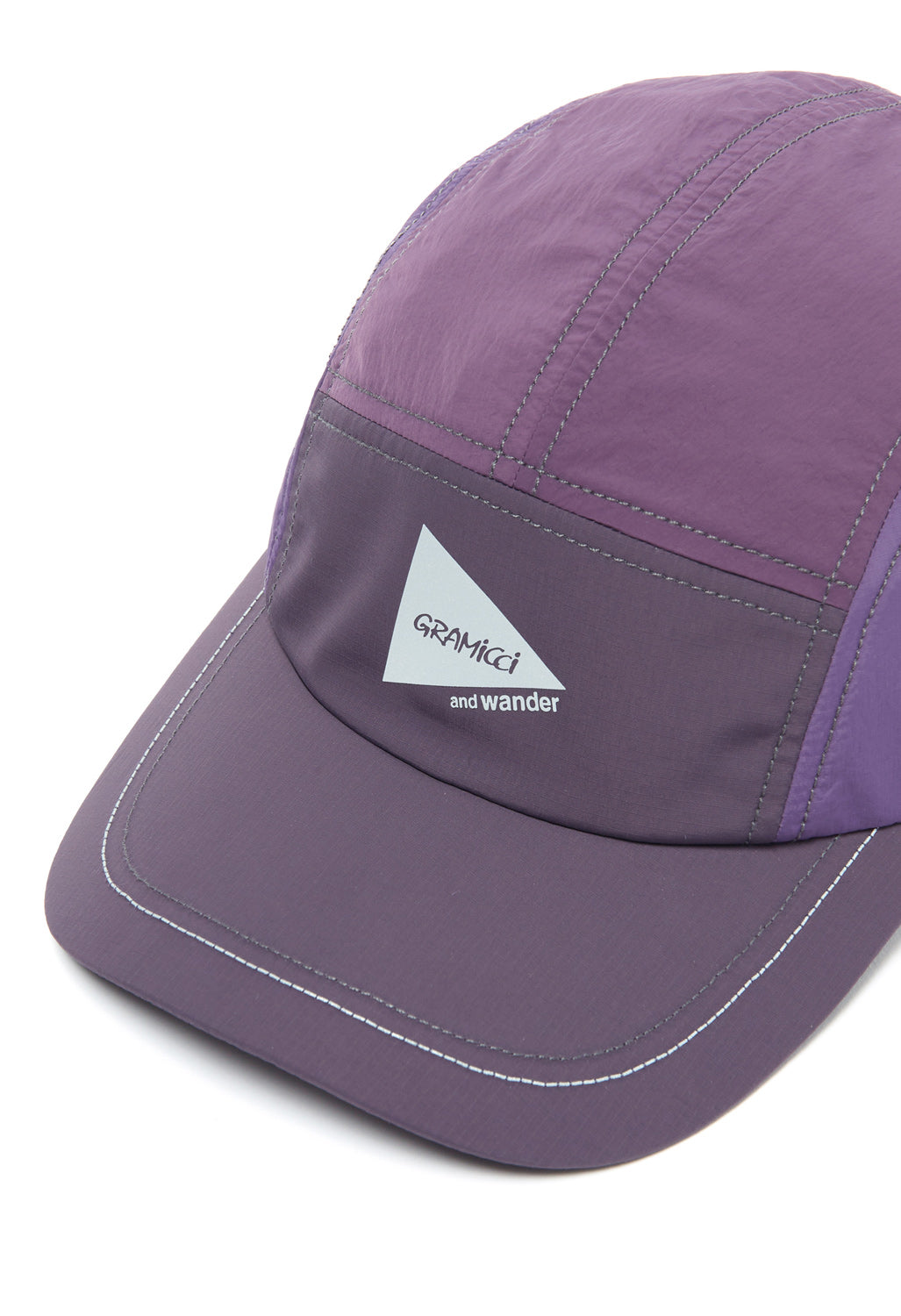 Gramicci x And Wander Patchwork Wind Cap - Multi Purple