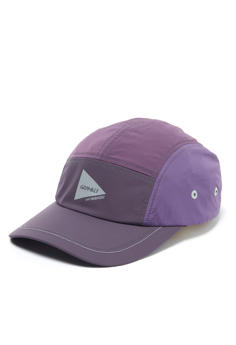 Gramicci x And Wander Patchwork Wind Cap - Multi Purple