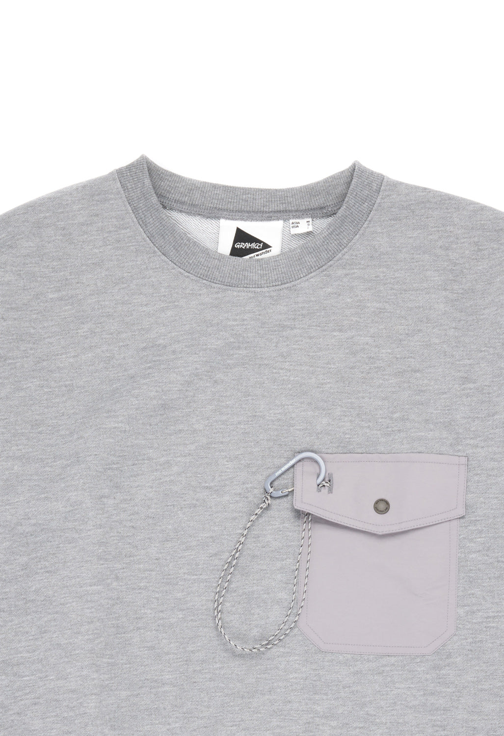 Gramicci x And Wander Pocket Sweatshirt - Grey