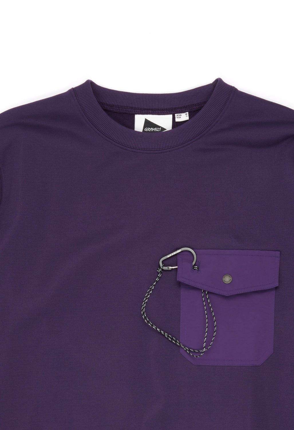 Gramicci x And Wander Pocket Sweatshirt - Purple