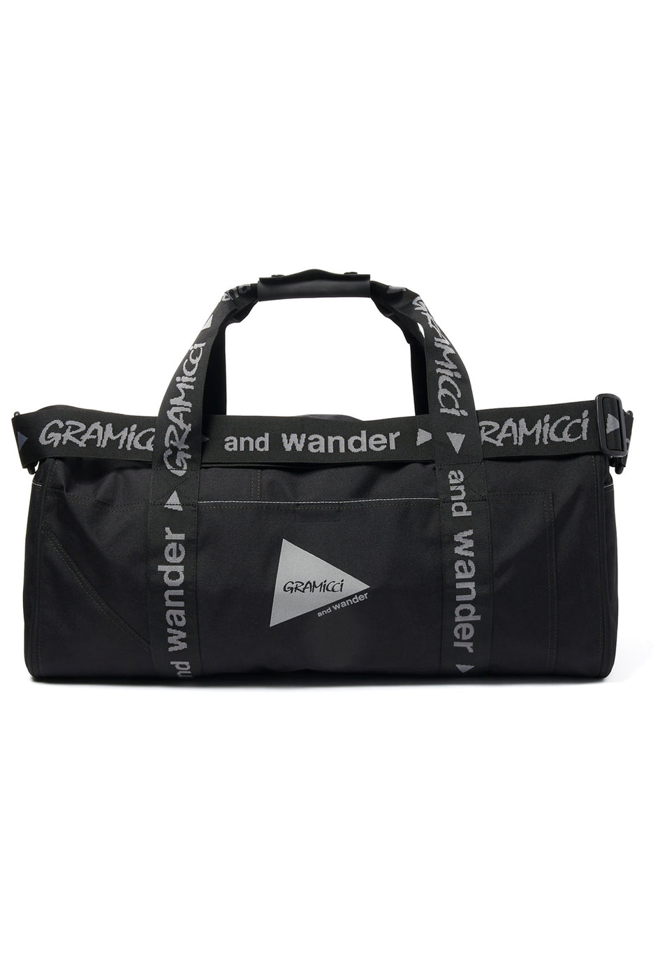 Gramicci x And Wander Multi Patchwork Boston Bag - Black