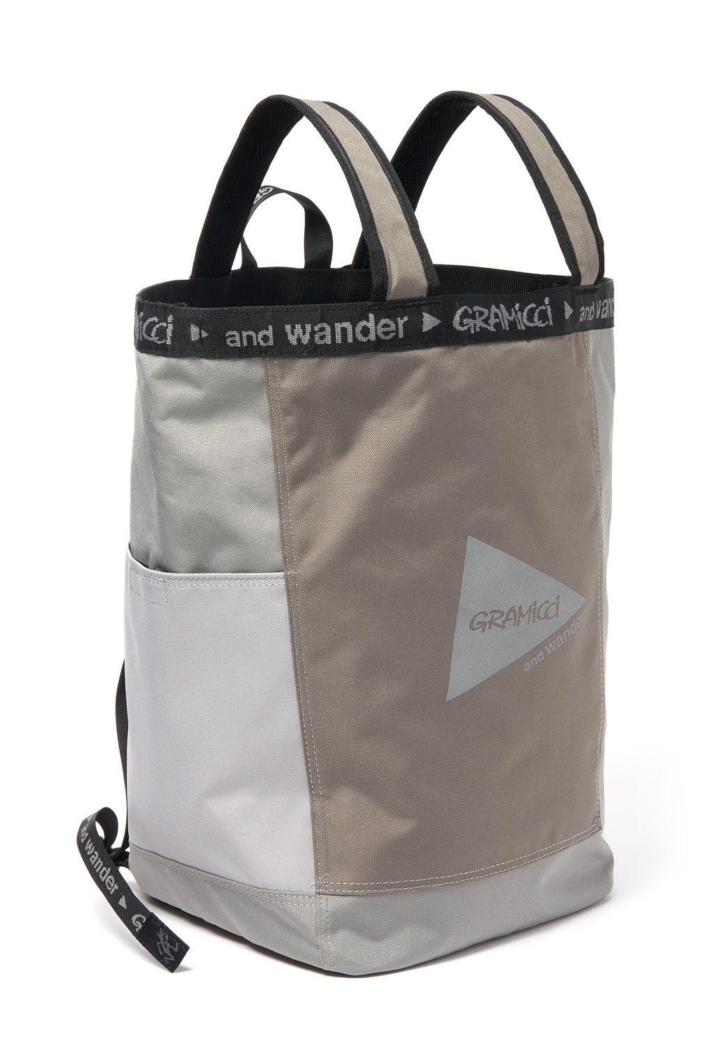 Gramicci x And Wander Multi Patchwork 2Way Pack - Multi Beige