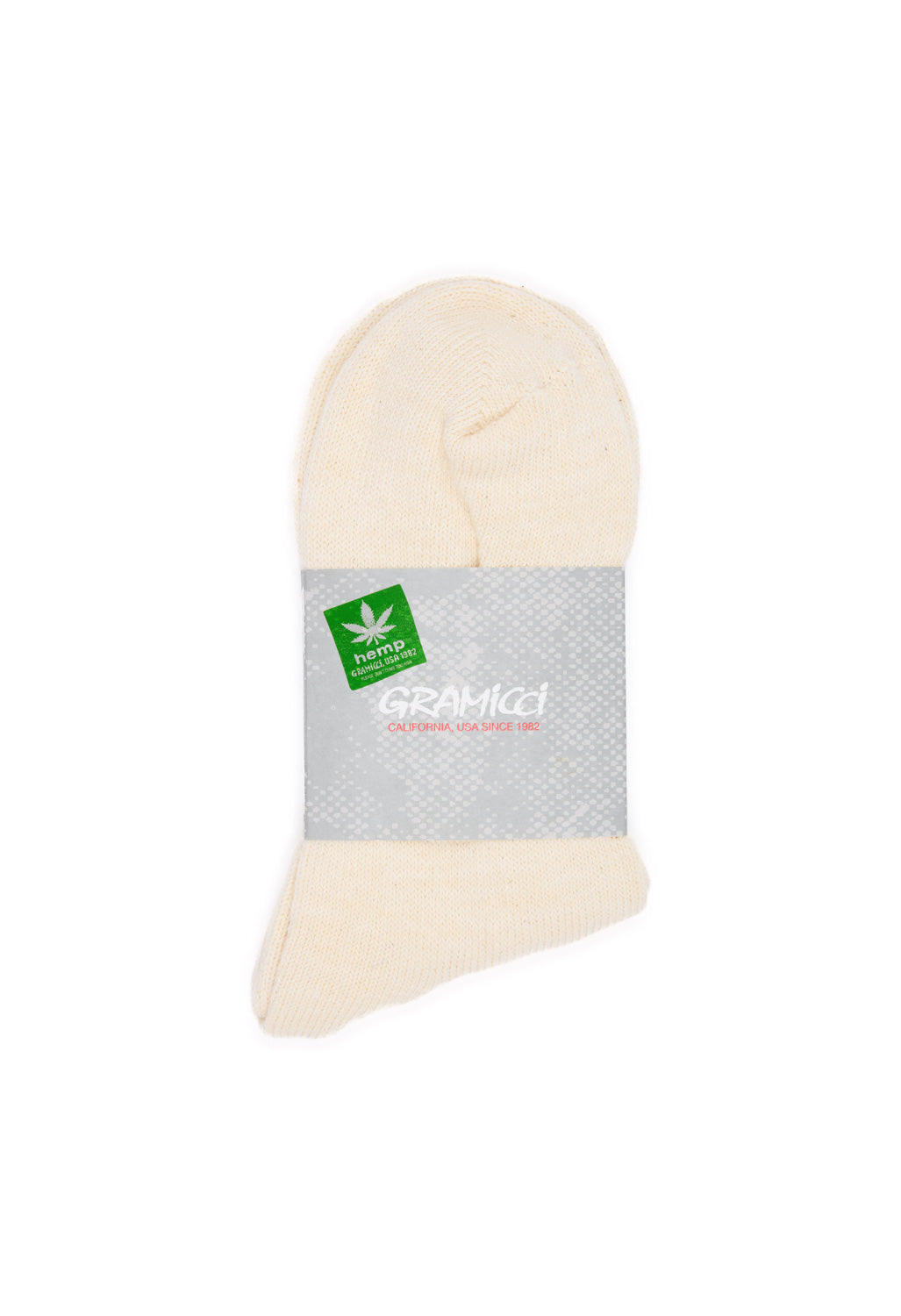 Gramicci Hemp Blend Stripe Socks - Mocha