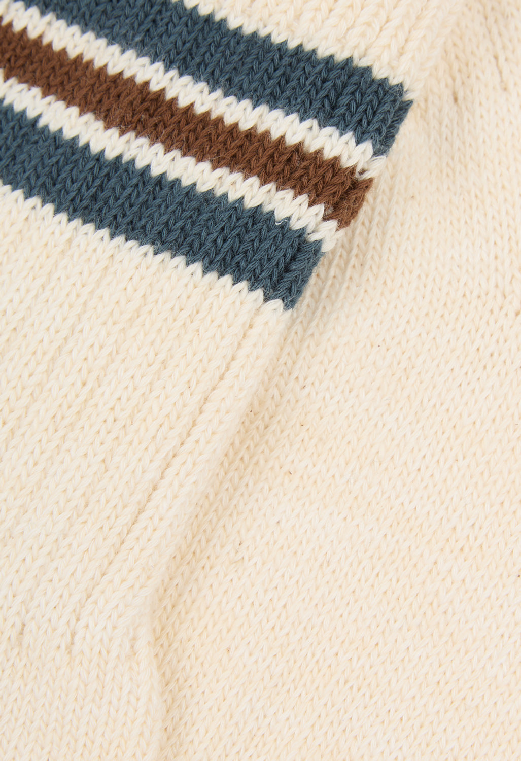 Gramicci Hemp Blend Stripe Socks - Mocha