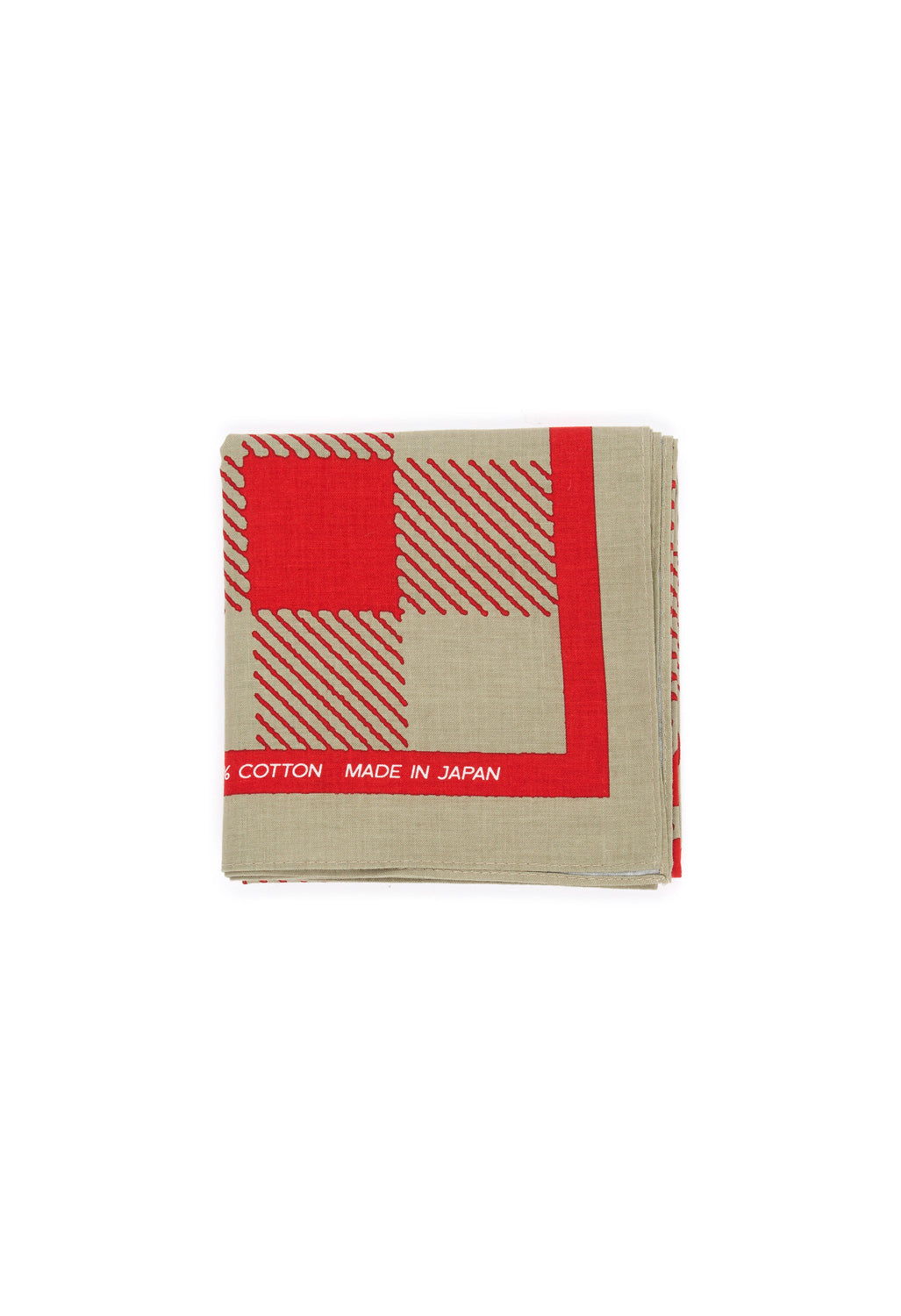 Gramicci Plaid Bandana - Crimson