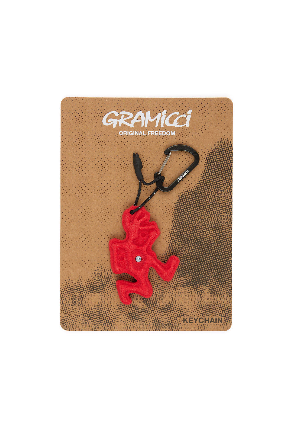 Gramicci Running Man Climbing Key Chain - Gramicci Red