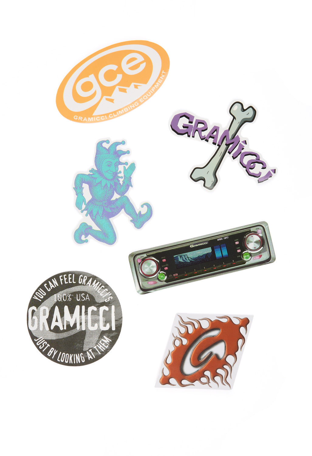 Gramicci Assorted Sticker Bag