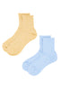 Gramicci Paper Mix Socks - Sky / Yuzu