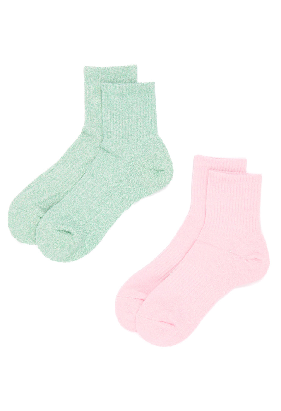 Gramicci Paper Mix Socks - Crimson / Emerald