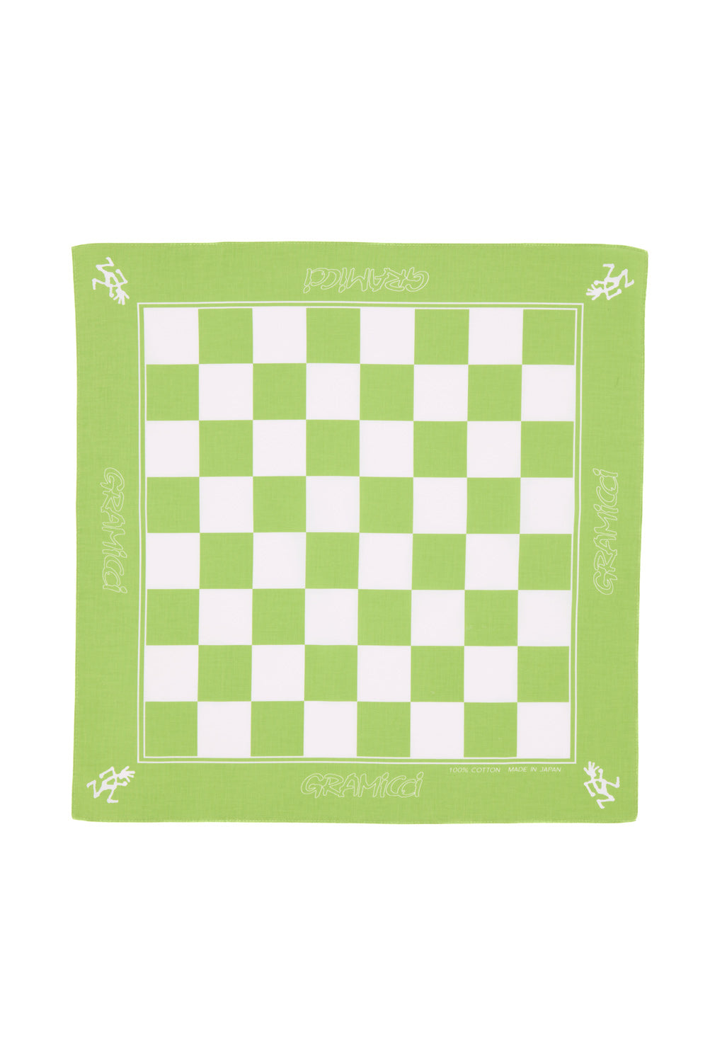 Gramicci Checkers Bandana - Lime